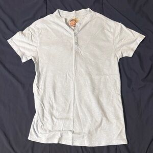C&C California Light Gray Henley Shirt